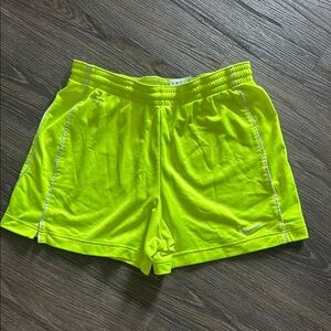 Women’s Nike DryFit Neon Shorts Size S